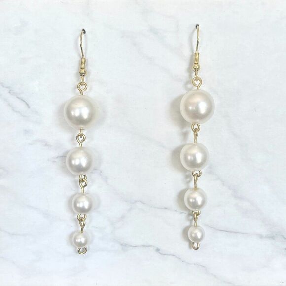 Handmade Jewelry - Pearl Drop Dangle Earrings
